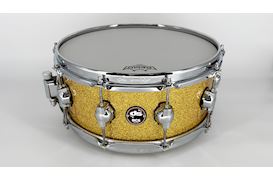 DS DRUM - REBEL CS SNAREDRUM 14x6" ALL MAPLE - HOLOGRAPHIC GOLD